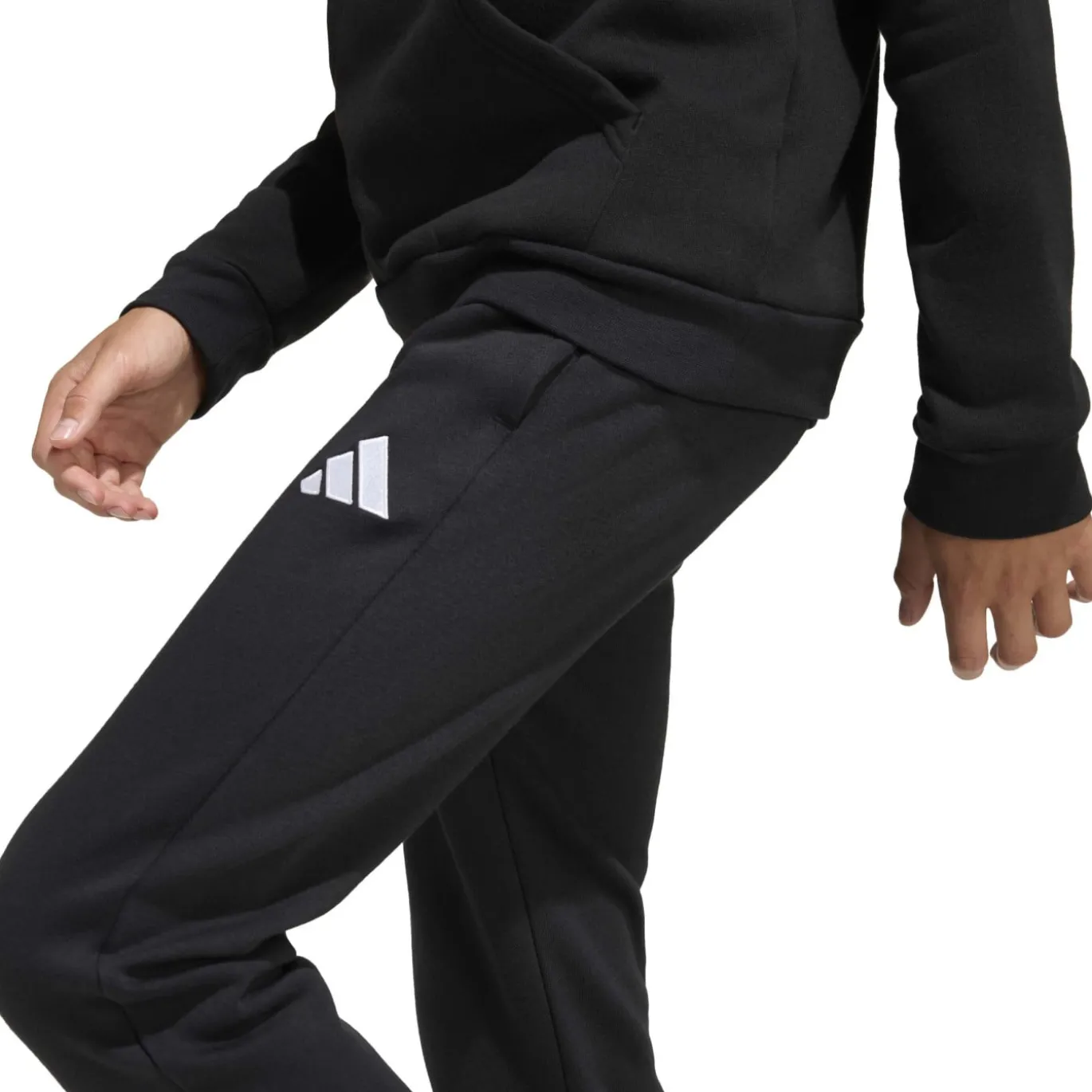 adidas Entrada 26 Joggingpak Full-Zip Vest Kids Zwart Wit