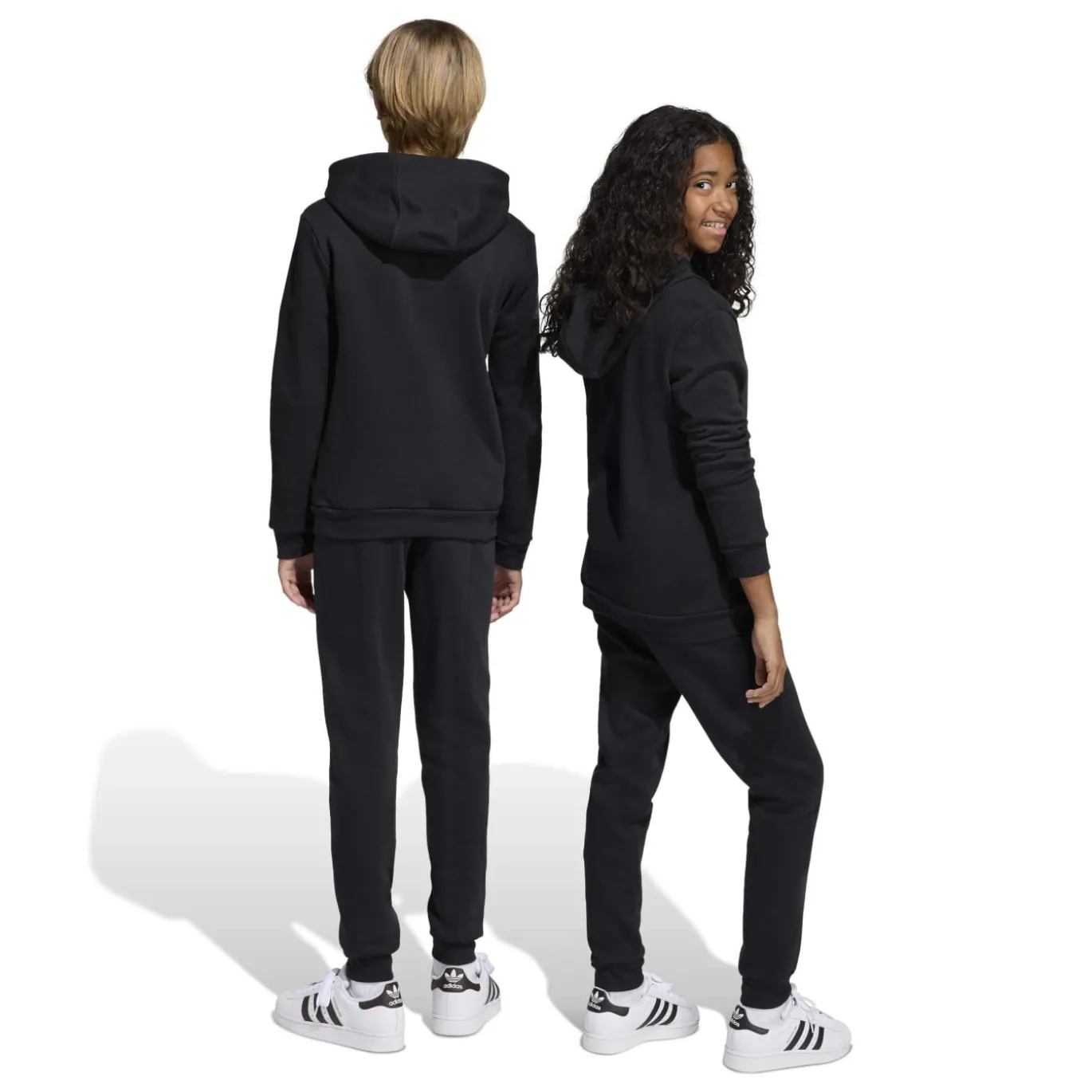 adidas Entrada 26 Joggingpak Full-Zip Vest Kids Zwart Wit