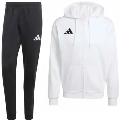 adidas Entrada 26 Joggingpak Full-Zip Vest Wit Zwart
