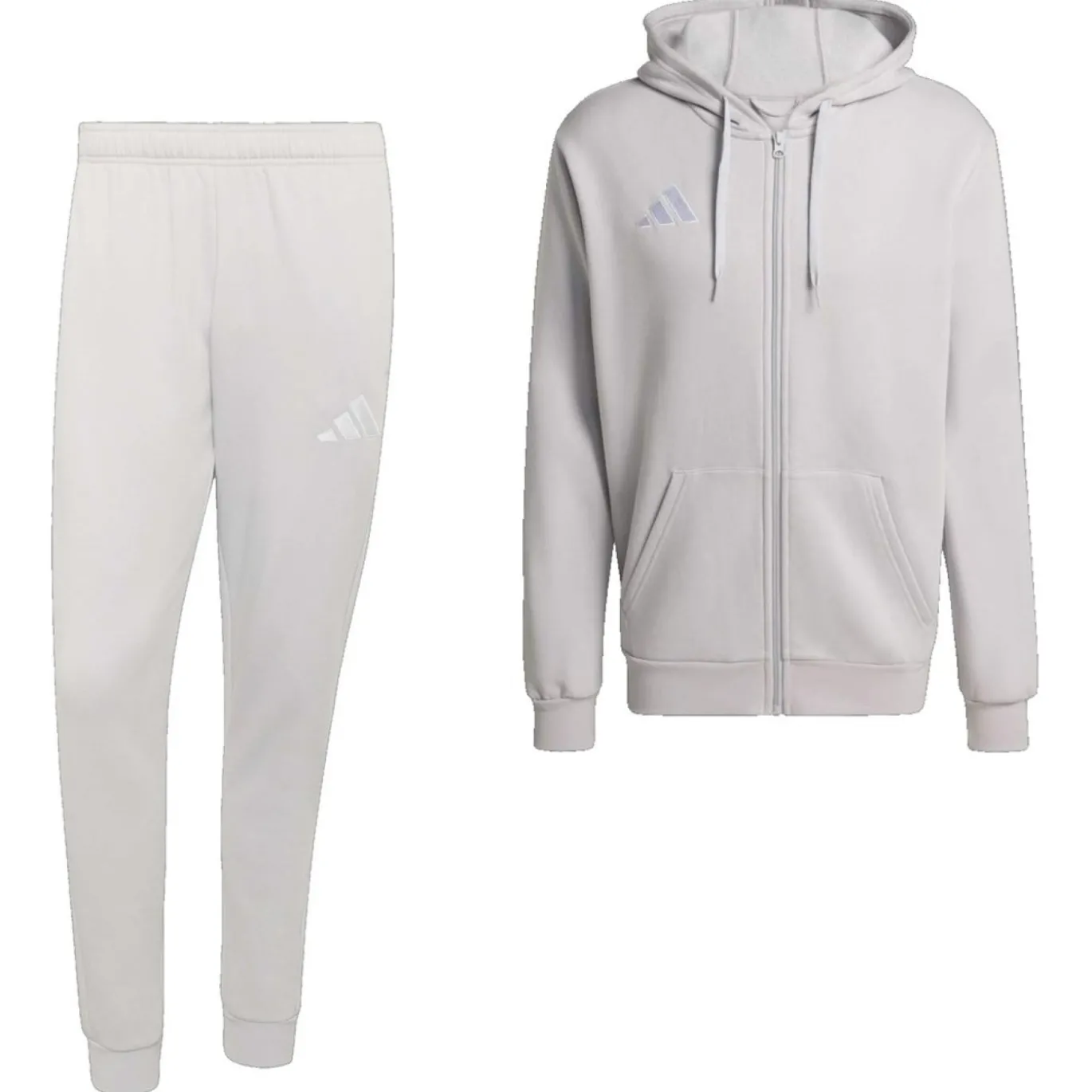 adidas Entrada 26 Joggingpak Full-Zip Vest Grijs Wit
