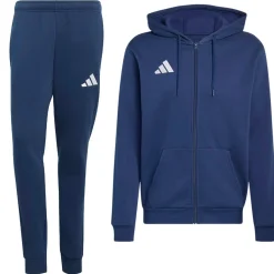 adidas Entrada 26 Joggingpak Full-Zip Vest Donkerblauw Wit