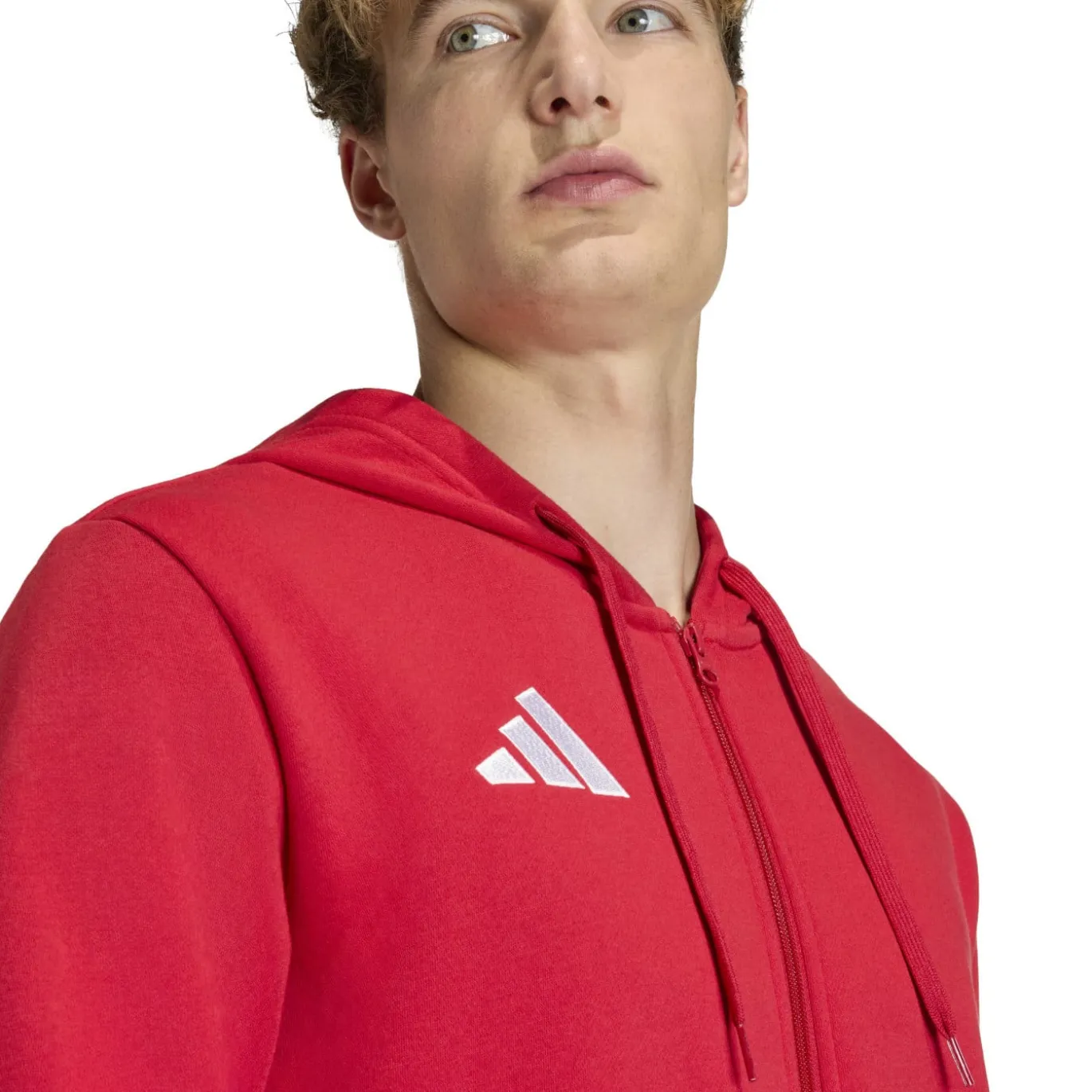 adidas Entrada 26 Joggingpak Full-Zip Vest Rood Zwart