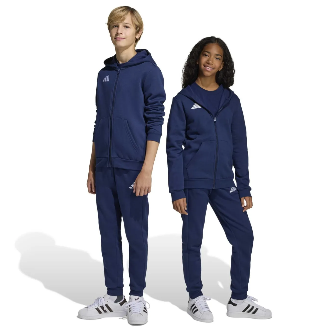 adidas Entrada 26 Joggingsbroek Kids Donkerblauw Wit