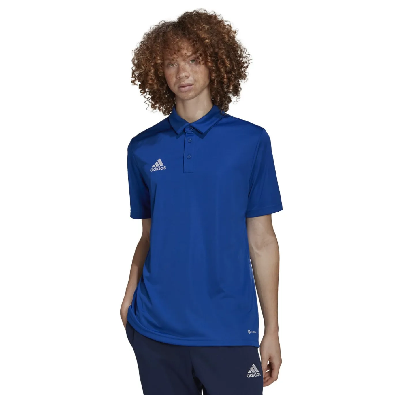 adidas Entrada 22 Polo Blauw Wit