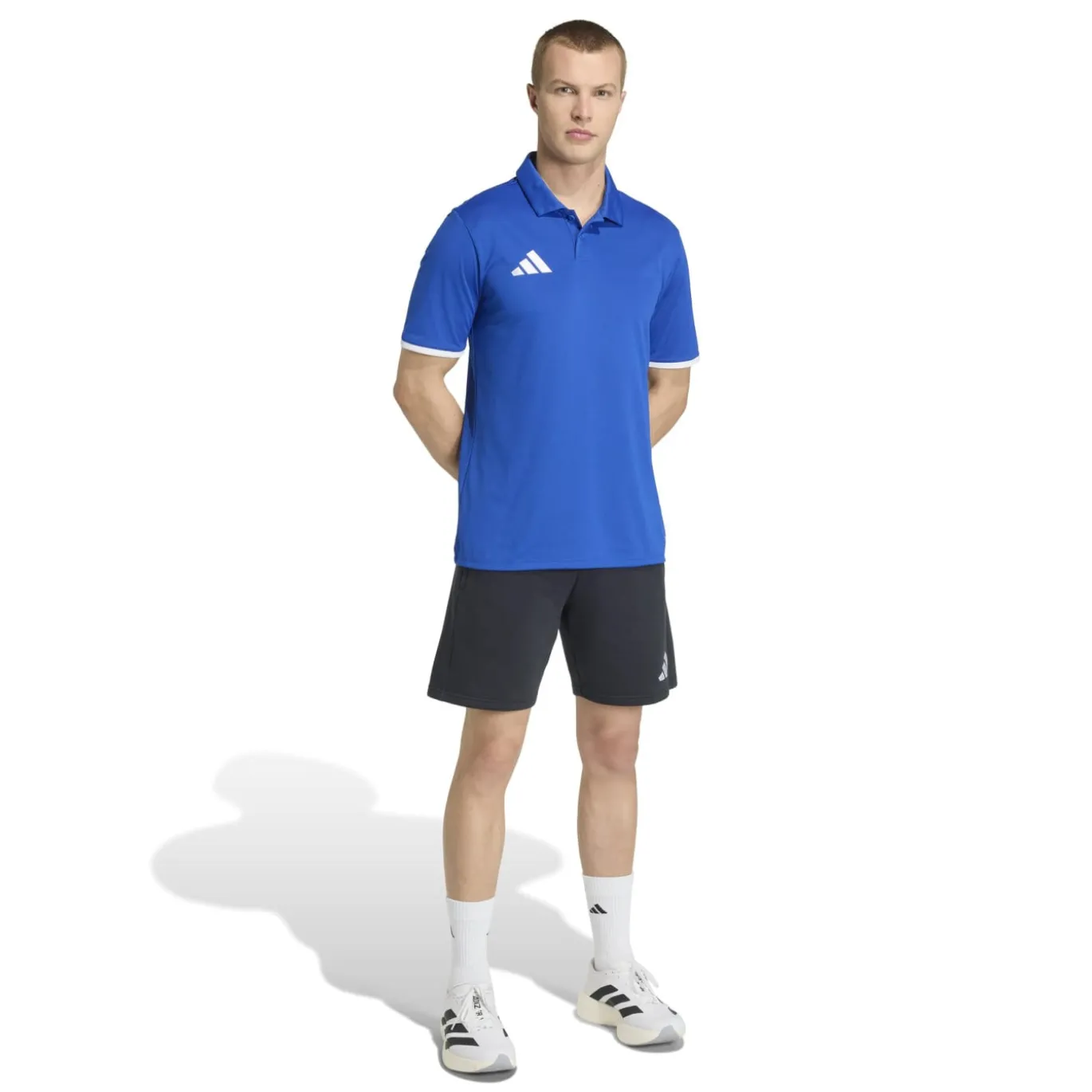 adidas Entrada 26 Polo Blauw Wit