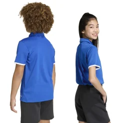 adidas Entrada 26 Polo Kids Blauw Wit