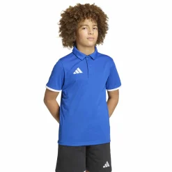 adidas Entrada 26 Polo Kids Blauw Wit