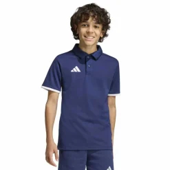 adidas Entrada 26 Polo Kids Donkerblauw Wit