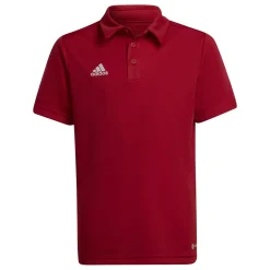 adidas Entrada 22 Polo Kids Rood Wit