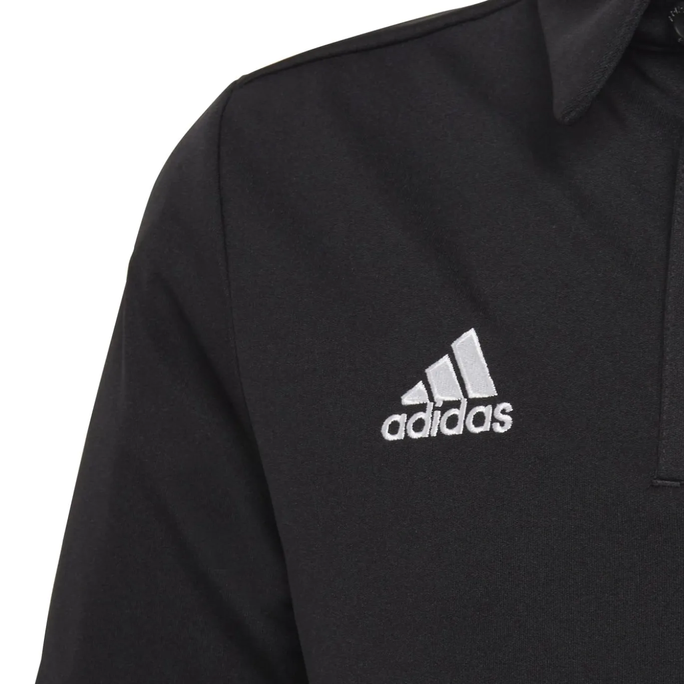 adidas Entrada 22 Polo Kids Zwart Wit