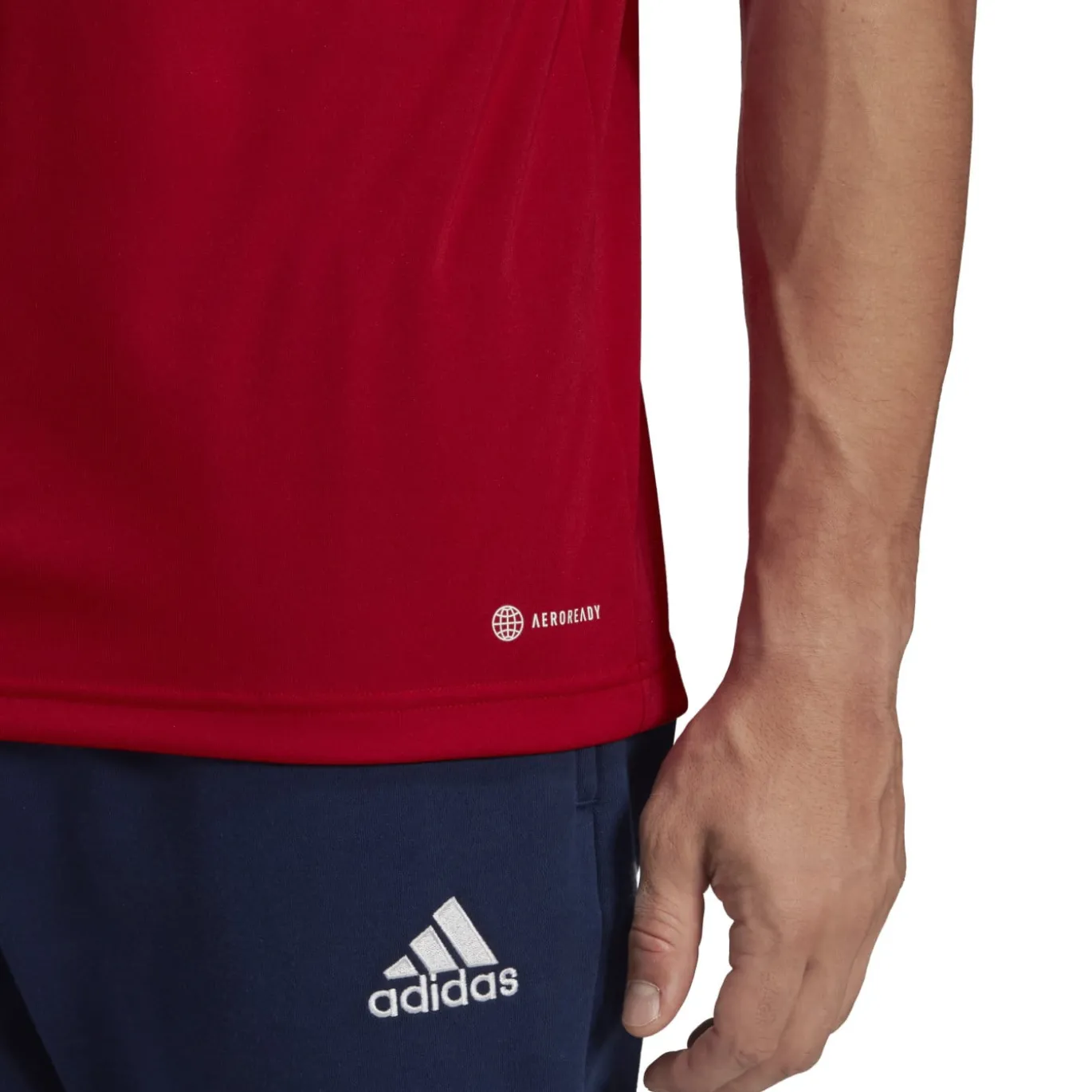 adidas Entrada 22 Polo Rood Wit