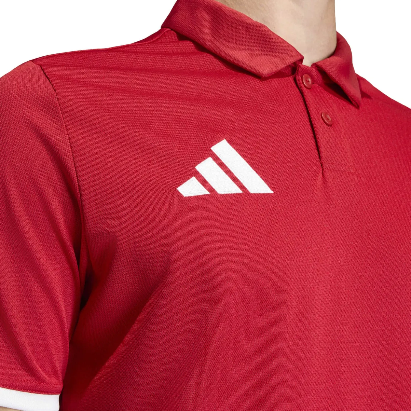 adidas Entrada 26 Polo Rood Wit