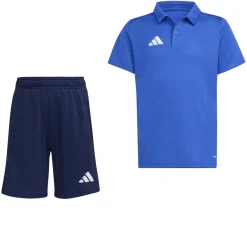 adidas Entrada 26 Polo Trainingsset Kids Blauw Wit