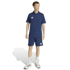 adidas Entrada 26 Polo Trainingsset Donkerblauw Wit