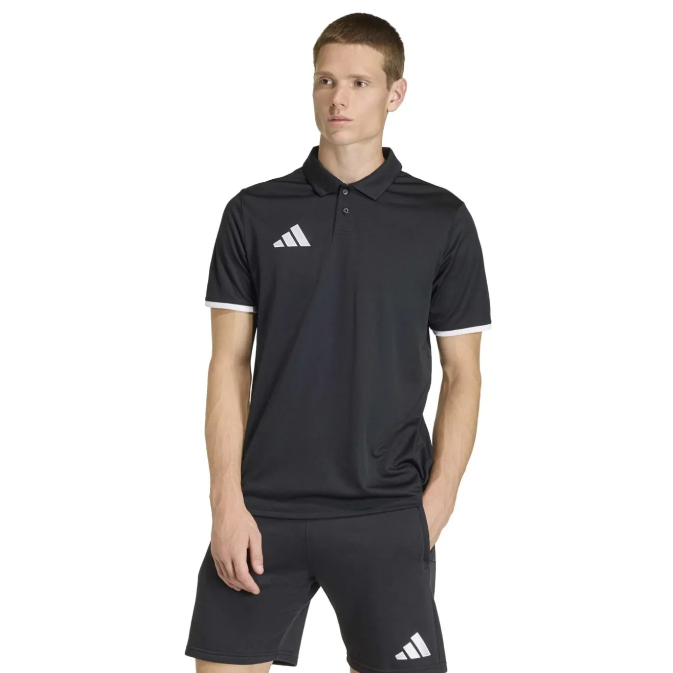 adidas Entrada 26 Polo Zwart Wit