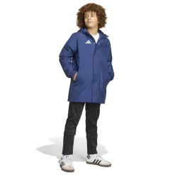 adidas Entrada 26 Stadium Jas Kids Donkerblauw Wit