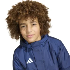 adidas Entrada 26 Stadium Jas Kids Donkerblauw Wit