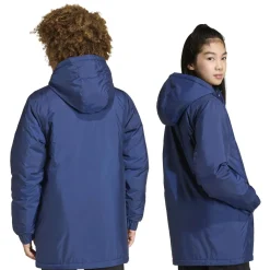 adidas Entrada 26 Stadium Jas Kids Donkerblauw Wit