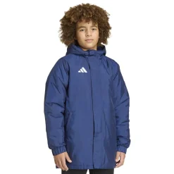 adidas Entrada 26 Stadium Jas Kids Donkerblauw Wit