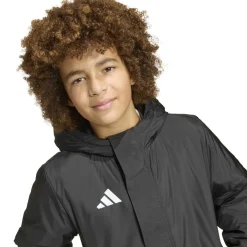adidas Entrada 26 Stadium Jas Kids Zwart Wit