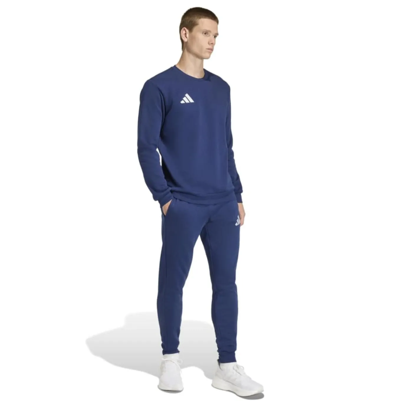 adidas Entrada 26 Sweater Donkerblauw Wit