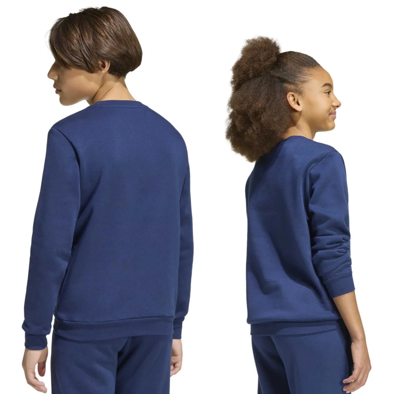 adidas Entrada 26 Sweater Kids Donkerblauw Wit