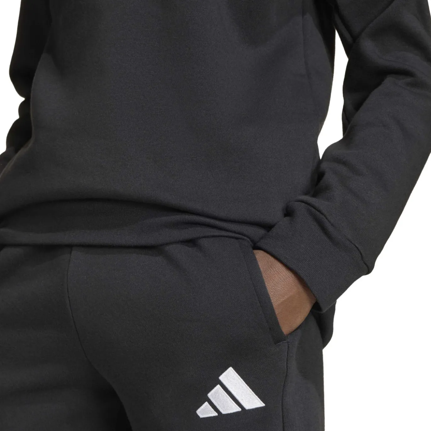 adidas Entrada 26 Sweater Kids Zwart Wit