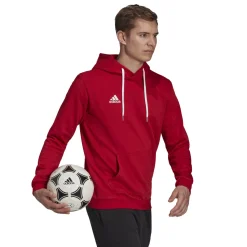 adidas Entrada 22 Sweat Hoodie Rood Wit