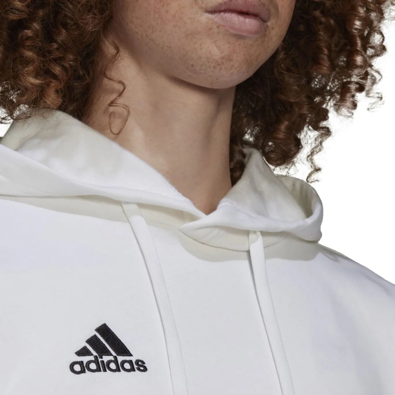 adidas Entrada 22 Sweat Hoodie Wit Zwart