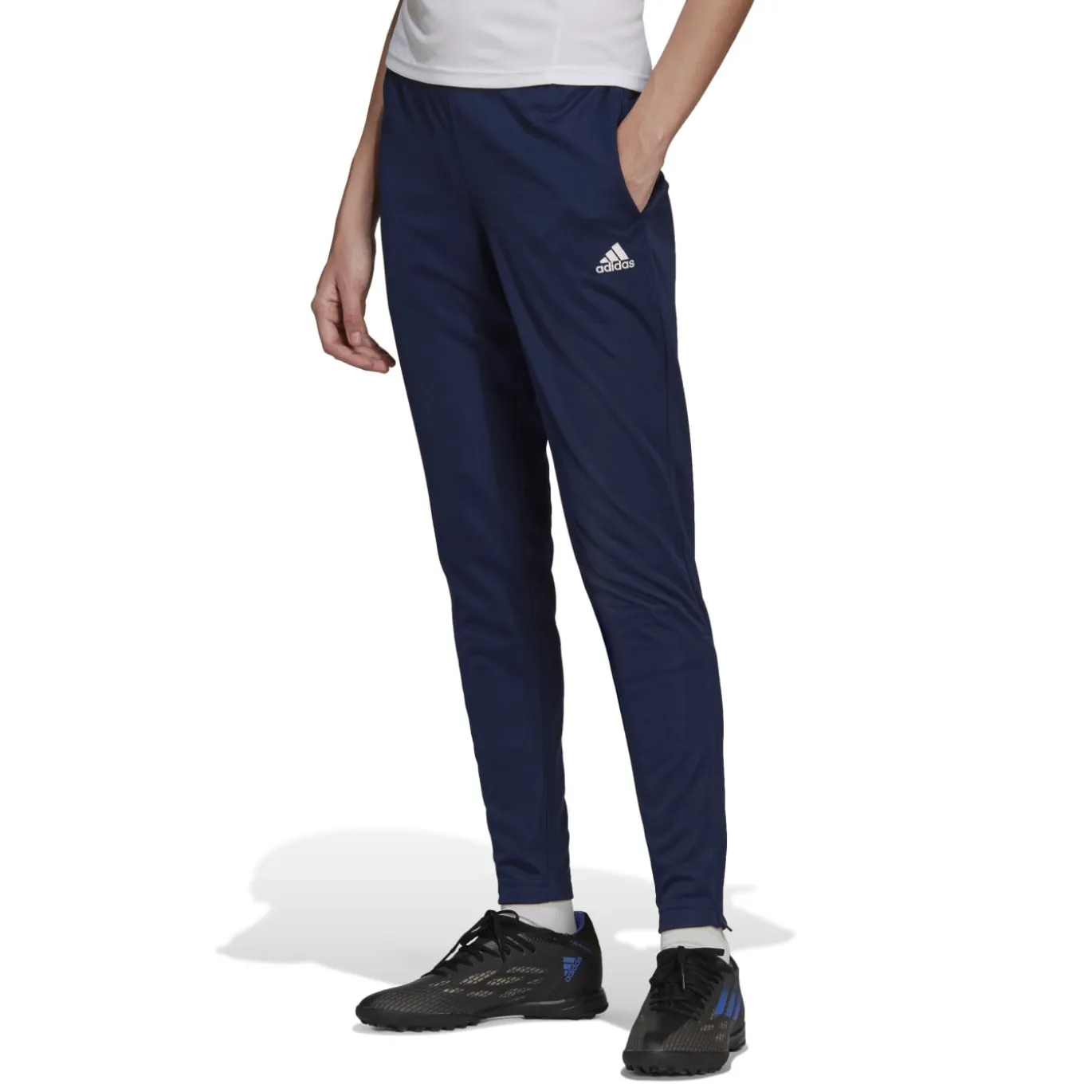 adidas Entrada 22 Trainingsbroek Dames Donkerblauw Wit