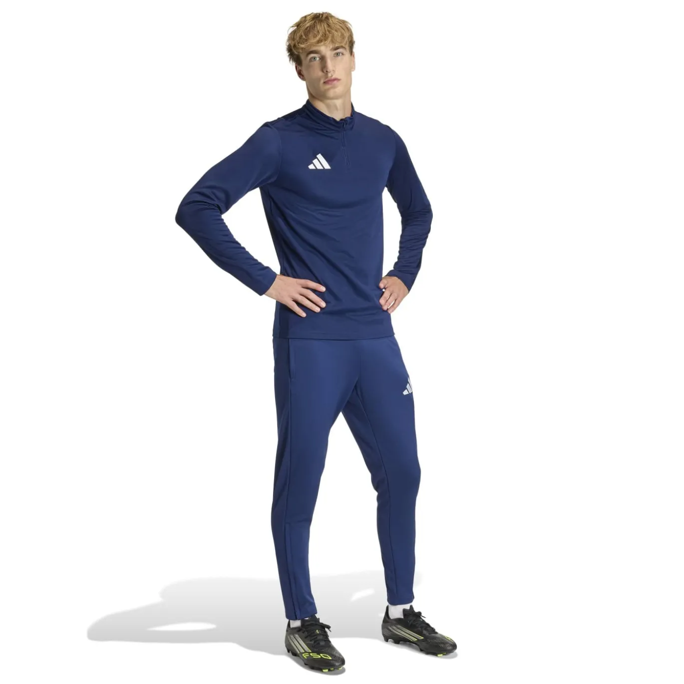 adidas Entrada 26 Trainingsbroek Donkerblauw Wit
