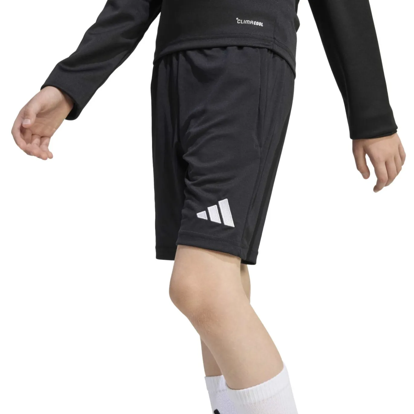 adidas Entrada 26 Trainingsbroekje Kids Zwart Wit