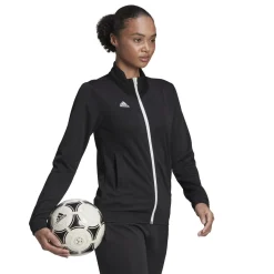 adidas Entrada 22 Trainingsjack Dames Zwart Wit