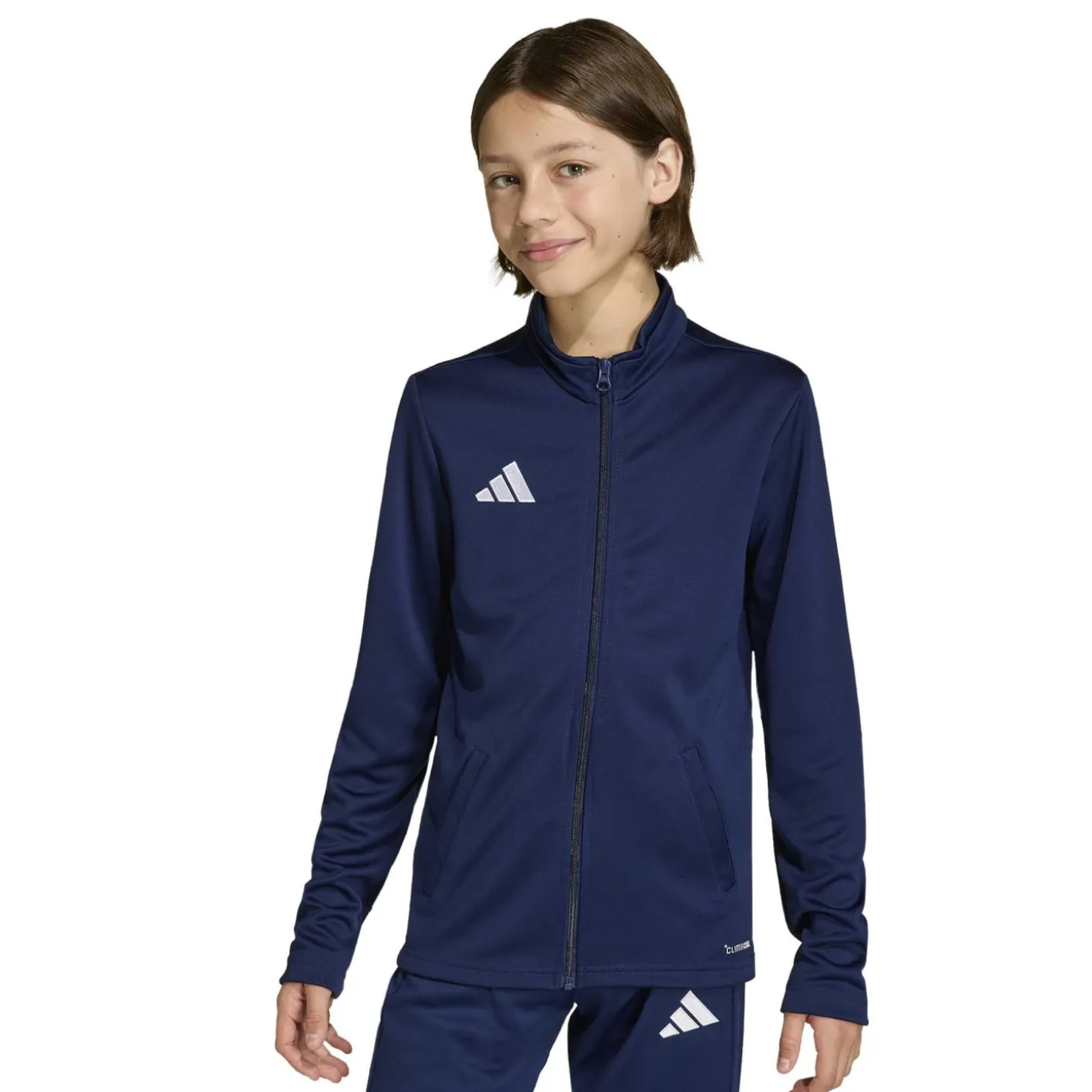 adidas Entrada 26 Trainingsjack Kids Donkerblauw Wit