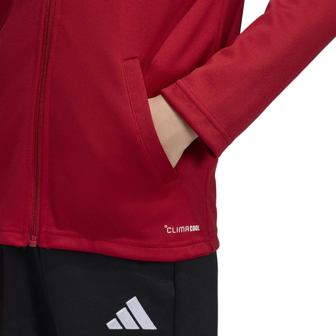 adidas Entrada 26 Trainingsjack Kids Rood Wit