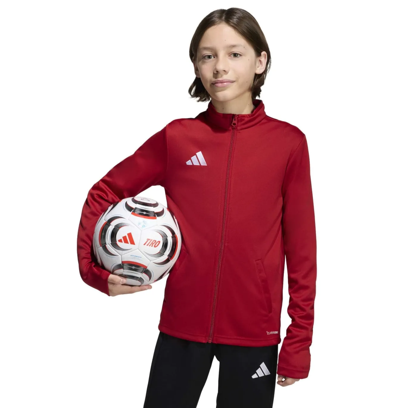 adidas Entrada 26 Trainingsjack Kids Rood Wit