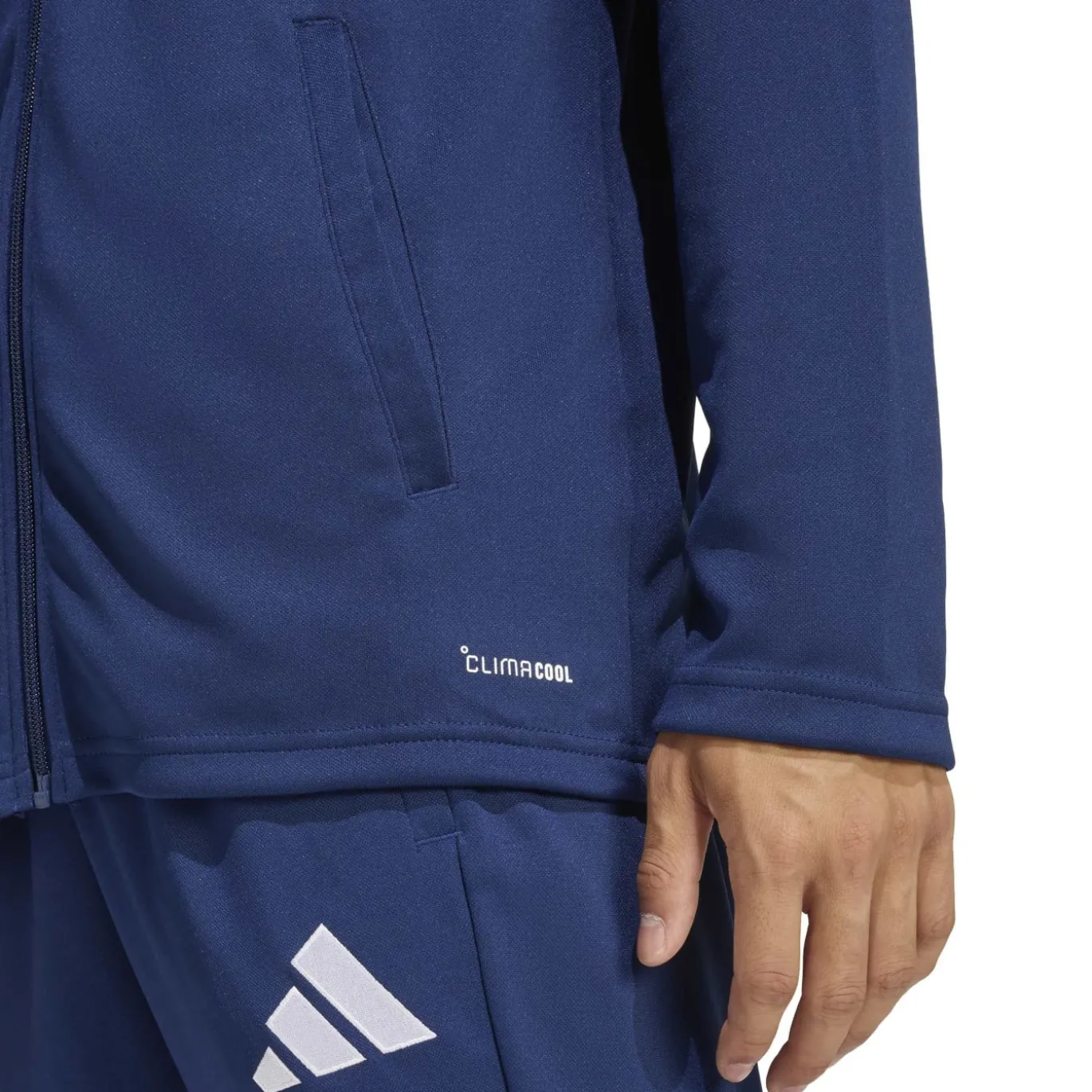 adidas Entrada 26 Trainingsjack Donkerblauw Wit