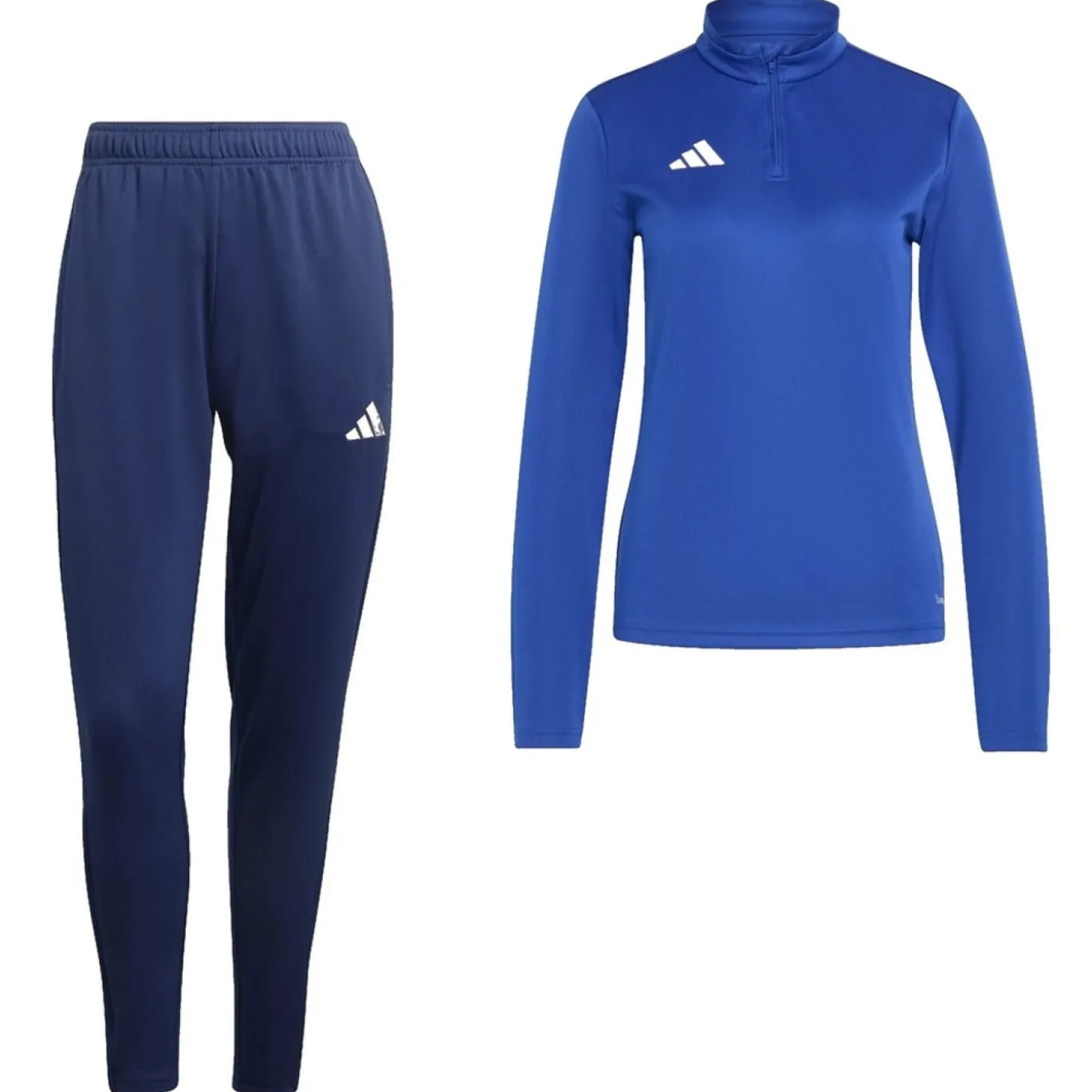 adidas Entrada 26 Trainingspak 1/4-Zip Dames Blauw Donkerblauw