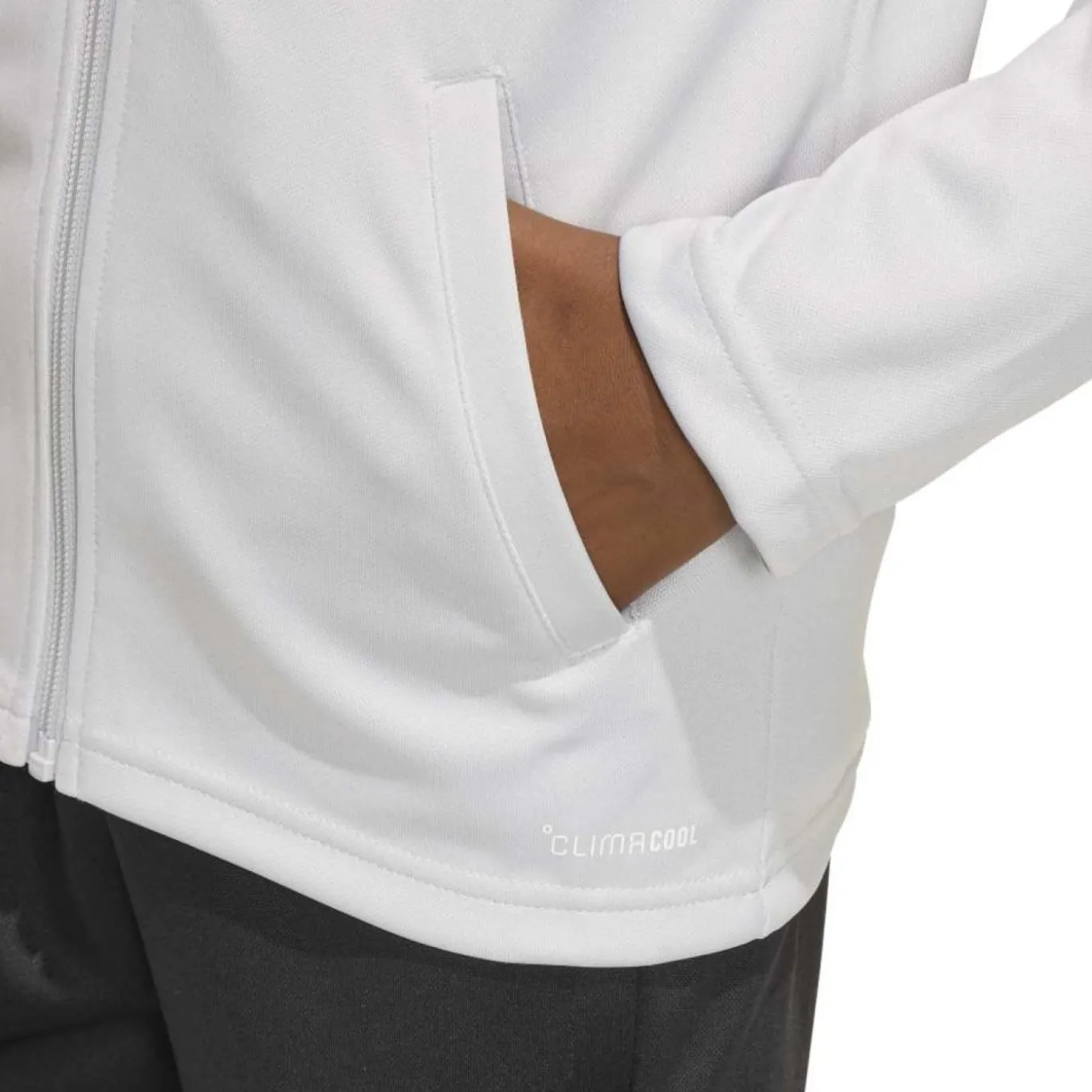 adidas Entrada 26 Trainingspak Full-Zip Kids Grijs Zwart