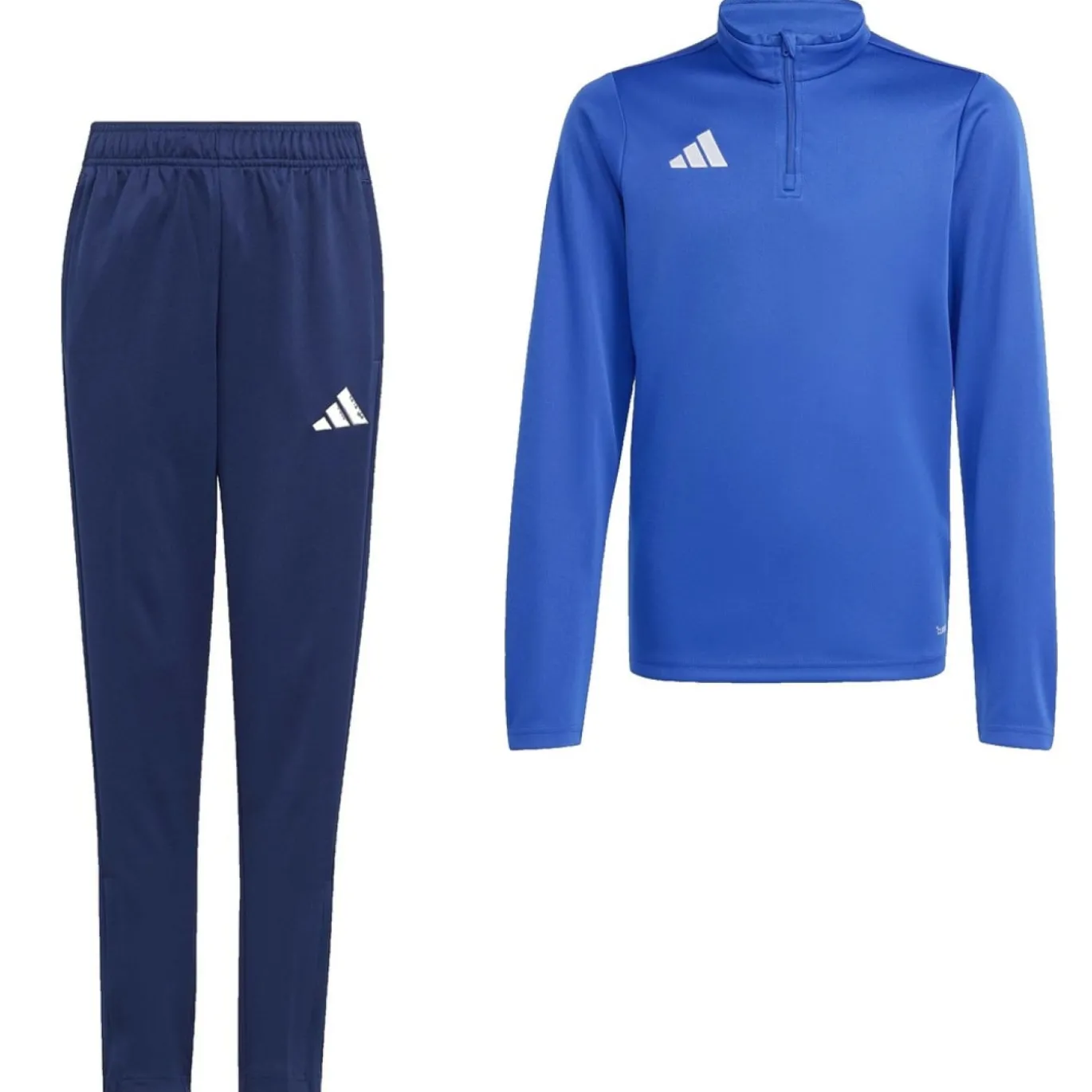 adidas Entrada 26 Trainingspak 1/4-Zip Kids Blauw Donkerblauw