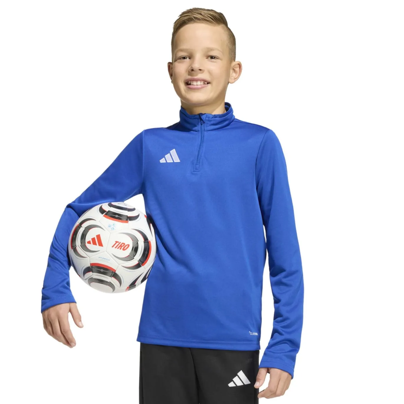adidas Entrada 26 Trainingspak 1/4-Zip Kids Blauw Donkerblauw