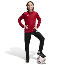 adidas Entrada 26 Trainingspak 1/4-Zip Kids Rood Zwart