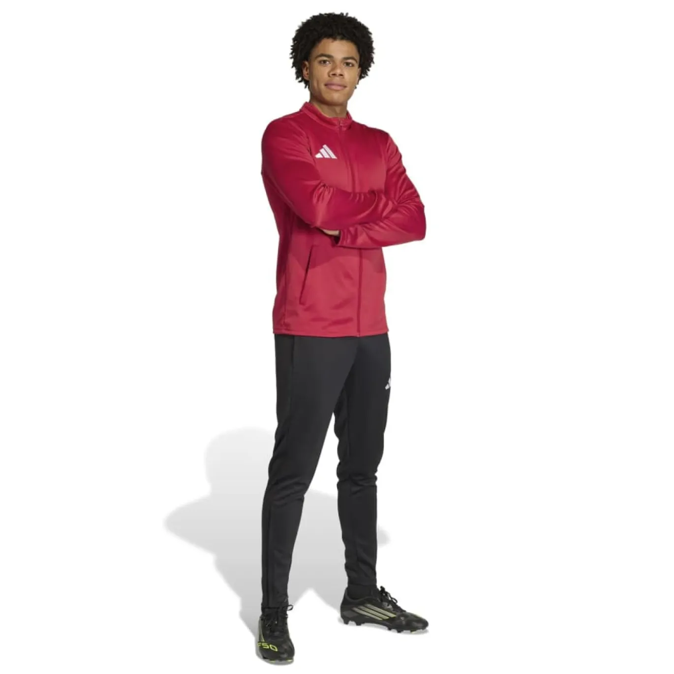 adidas Entrada 26 Trainingspak Full-Zip Rood Zwart