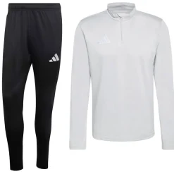 adidas Entrada 26 Trainingspak 1/4-Zip Grijs Zwart