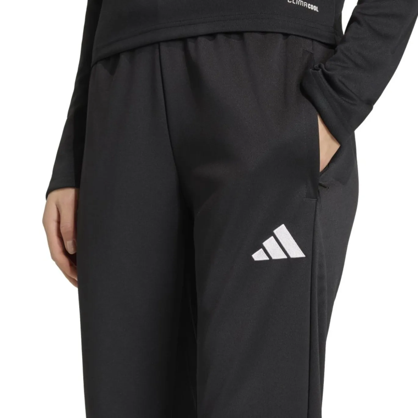 adidas Entrada 26 Trainingspak 1/4-Zip Dames Zwart Wit
