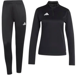 adidas Entrada 26 Trainingspak 1/4-Zip Dames Zwart Wit