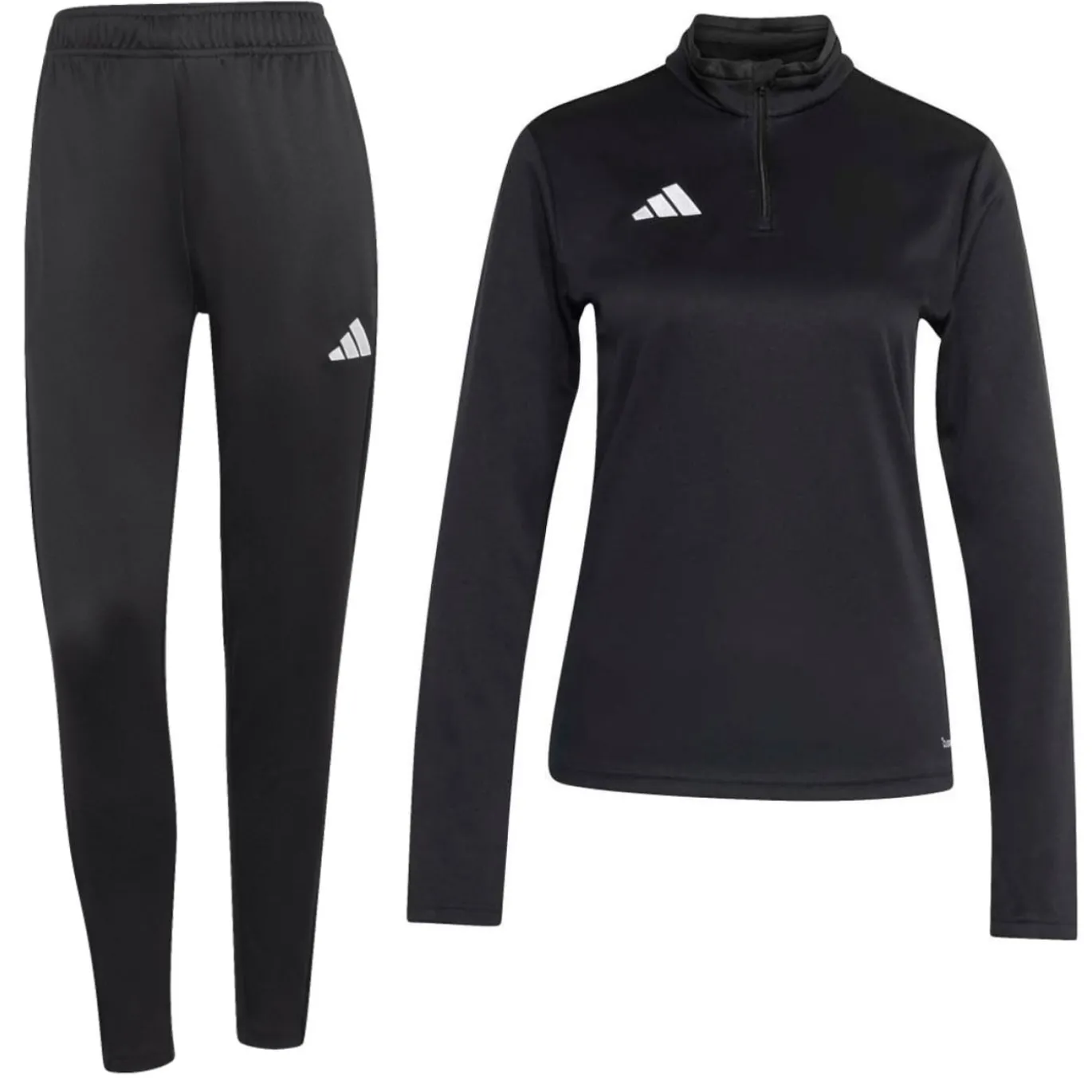 adidas Entrada 26 Trainingspak 1/4-Zip Dames Zwart Wit
