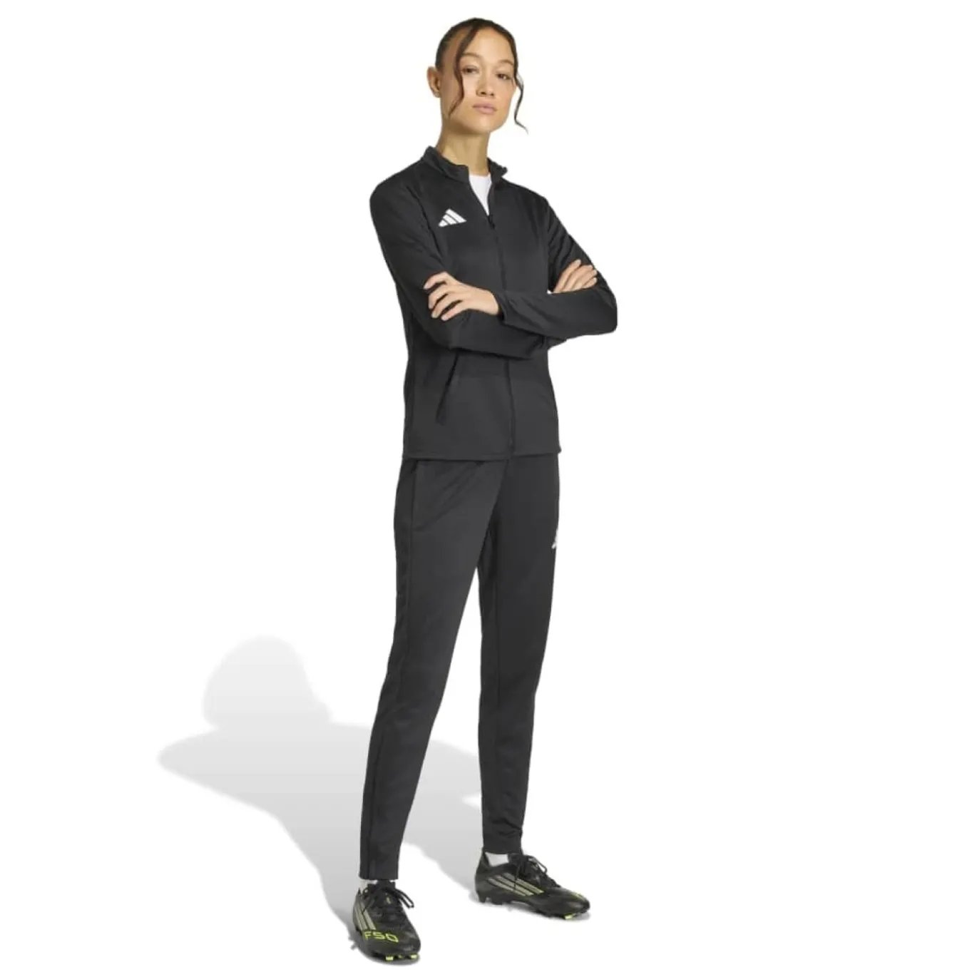 adidas Entrada 26 Trainingspak Full-Zip Dames Zwart Wit