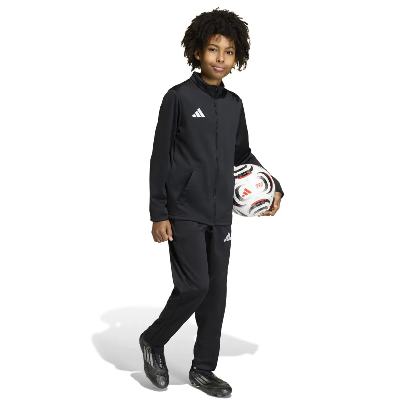 adidas Entrada 26 Trainingspak Full-Zip Kids Zwart Wit