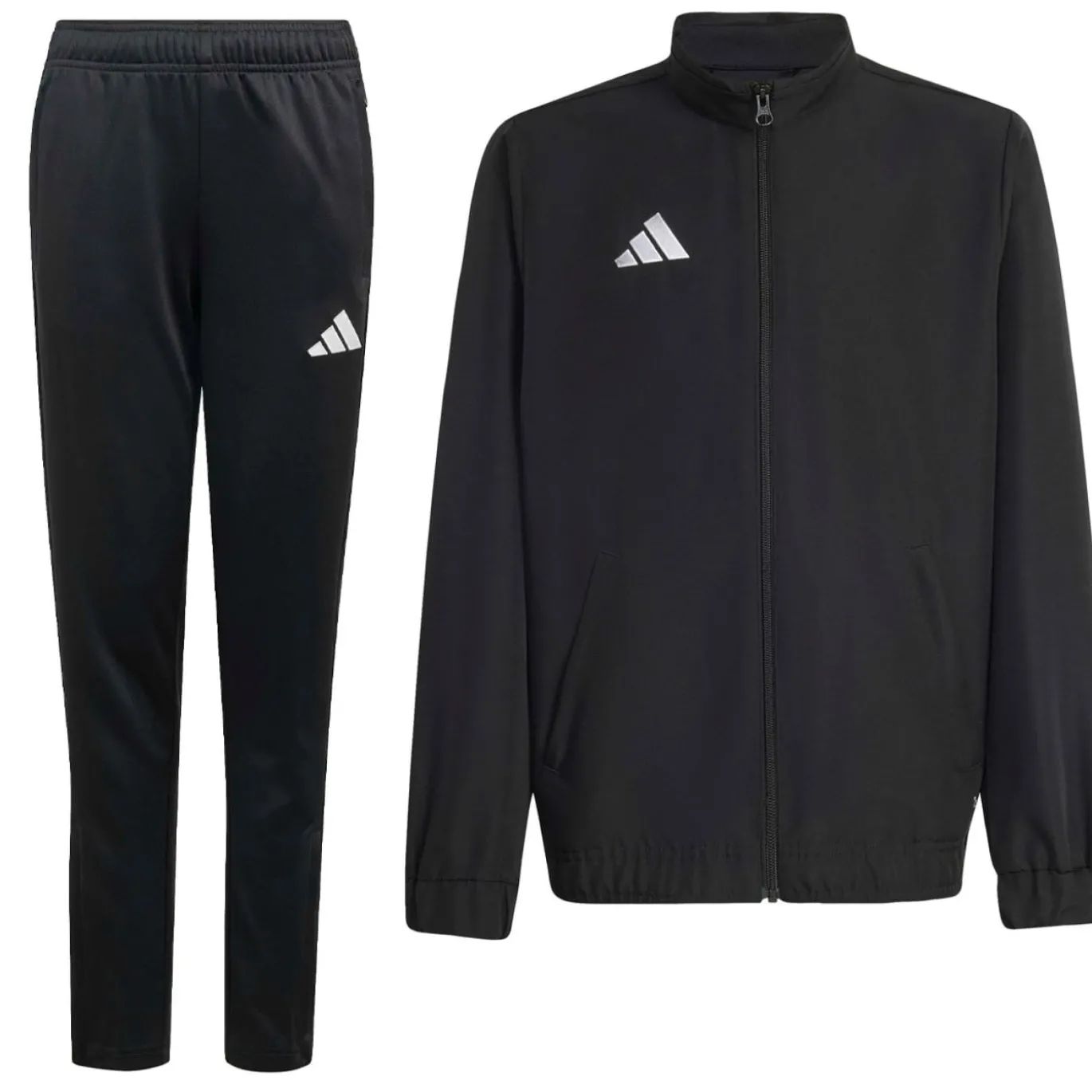 adidas Entrada 26 Trainingspak Full-Zip Kids Zwart Wit